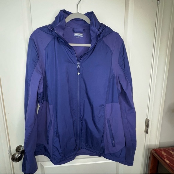 Kirkland Signature Woman’s Purple Activewear Jacket Sz XL - Picture 4 of 13